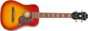 Epiphone Hummingbird Acoustic/Electric Ukulele Outfit (Tenor) Faded Cherry Sunburst