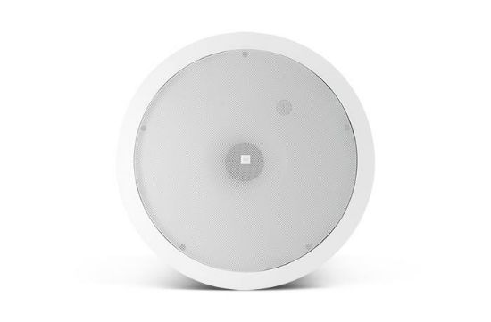 JBL Control serie takhøyttaler, subbass med 8", hvit