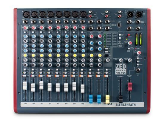 A&H ZED60-14FX 8 Mono 2 Stereo with USB