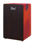 Pearl PBC-120B Primero Box Cajon | Abstract Red  19.25"T11.75W11.75D