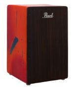 Pearl PBC-120B Primero Box Cajon | Abstract Red  19.25"T11.75W11.75D