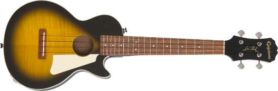 Epiphone Les Paul Acoustic/Electric Ukulele Outfit (Tenor) Vintage Sunburst