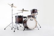 Pearl Decade Maple 4 pc Drum Set with HWP830 | Satin Brown Burst 1208T/1414F/1814B/1455S/HWP830