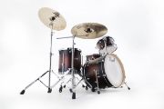 Pearl Decade Maple 4 pc Drum Set with HWP830 | Satin Brown Burst 1208T/1414F/1814B/1455S/HWP830