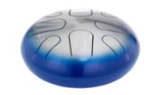 Pearl Tongue Drum 8 note  G Major | Natural Blue Burst 10"