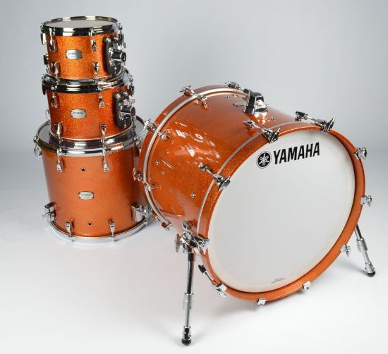 Yamaha Absolute Maple Hybrid Rock Shell Pack Orange Sparkle