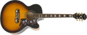 Epiphone EJ-200SCE (Solid Top) Vintage Sunburst