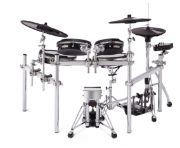 Pearl e/MERGE e/TRADITIONAL Electronic Drum Set Powered by KORG | Jet Black 14" x 2.5", 10" x 2.5", 12" x 2.5", 14" x 2.5"
