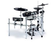 Pearl e/MERGE e/TRADITIONAL Electronic Drum Set Powered by KORG | Jet Black 14" x 2.5", 10" x 2.5", 12" x 2.5", 14" x 2.5"