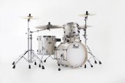 Pearl Session Studio Select 3 pc Shell Pack | Nicotine White Marine Pearl 12X8TT, 14X14FT, 18X14BX, W/COATED BATTER HEAD