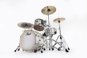Pearl Session Studio Select 3 pc Shell Pack | Nicotine White Marine Pearl 12X8TT, 14X14FT, 18X14BX, W/COATED BATTER HEAD