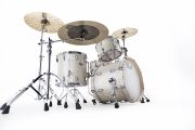 Pearl Session Studio Select 3 pc Shell Pack | Nicotine White Marine Pearl 12X8TT, 14X14FT, 18X14BX, W/COATED BATTER HEAD