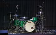 Yamaha Absolute Maple Hybrid Rock Shell Pack Jade Green Sparkle