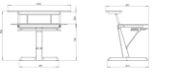 Quik Lok Z 460 BK STUDIO WORKSTATION
