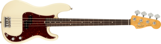 Fender American Professional II Precision Bass®, Rosewood Fingerboard, Olympic White