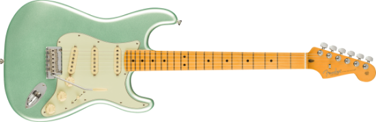 Fender American Professional II Stratocaster®, Maple Fingerboard, Mystic Surf Green