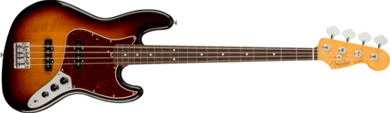 Fender American Professional II Jazz Bass®, Rosewood Fingerboard, 3-Color Sunburst