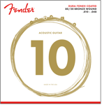 Fender 80/20 Dura-Tone® Coated Acoustic Guitar Strings