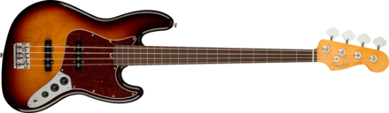 Fender American Professional II Jazz Bass® Fretless, Rosewood Fingerboard, 3-Color Sunburst