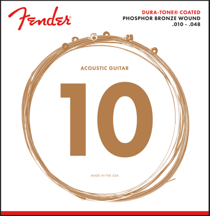 Fender Dura-Tone® Coated Phosphor Bronze Strings