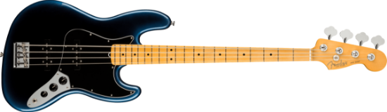 Fender American Professional II Jazz Bass®, Maple Fingerboard, Dark Night