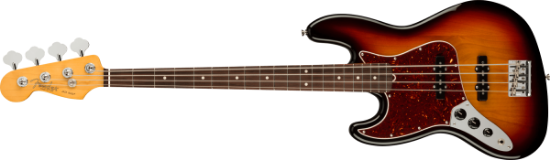 Fender American Professional II Jazz Bass® Left-Hand, Rosewood Fingerboard, 3-Color Sunburst