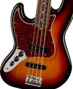 Fender American Professional II Jazz Bass® Left-Hand, Rosewood Fingerboard, 3-Color Sunburst