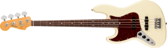 Fender American Professional II Jazz Bass® Left-Hand, Rosewood Fingerboard, Olympic White