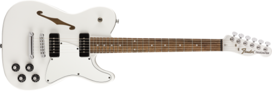 Fender Jim Adkins JA-90 Telecaster® Thinline, Laurel Fingerboard, White