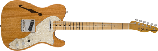 Fender Custom Shop Vintage Custom 1968 Telecaster® Thinline, Round-Laminated Maple Fingerboard, Aged Natural