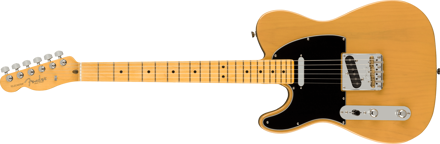 Fender American Professional II Telecaster® Left-Hand, Maple Fingerboard, Butterscotch Blonde