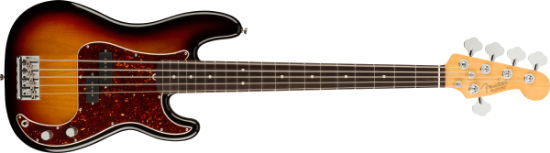 Fender American Professional II Precision Bass® V, Rosewood Fingerboard, 3-Color Sunburst