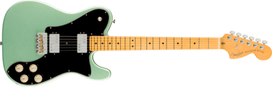 Fender American Professional II Telecaster® Deluxe, Maple Fingerboard, Mystic Surf Green