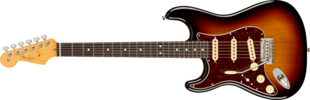 Fender American Professional II Stratocaster® Left-Hand, Rosewood Fingerboard, 3-Color Sunburst