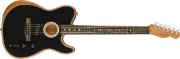 Fender American Acoustasonic® Telecaster®, Ebony Fingerboard, Black