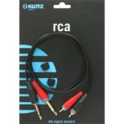Klotz 2xjack mono-2xphono 3 m