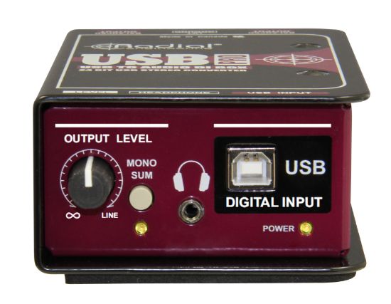 Radial USB PRO Stereo USB Laptop DI