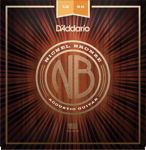 D'Addario NB1256 Nickel Bronze Acoustic Guitar Strings, Light Top / Med Bottom, 12-56