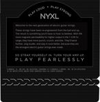 D'Addario NYXL1252W Nickel Wound Electric Guitar Strings, Light Wound 3rd, 12-52