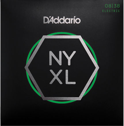 D'Addario NYXL0838 Nickel Wound Electric Guitar Strings, Extra Super Light, 8-38