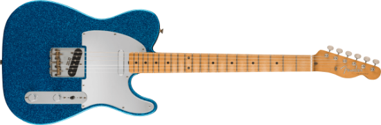 Fender J Mascis Telecaster, Maple Fingerboard, Bottle Rocket Blue Flake