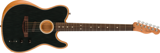 Fender Acoustasonic Player Telecaster, Rosewood Fingerboard, Brushed Black
