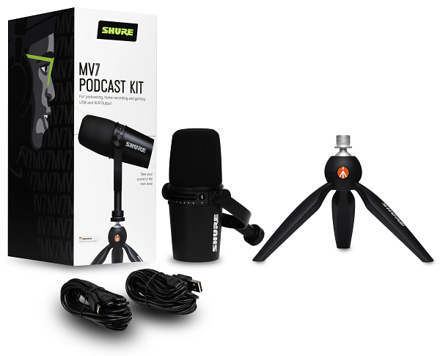 Shure MV7 Podcast Kit