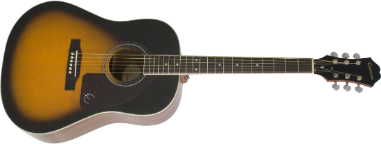 Epiphone AJ-220S Solid Top Vintage Sunburst