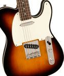 Squier Classic Vibe Baritone Custom Telecaster, Laurel Fingerboard, Parchment Pickguard, 3-Color Sunburst