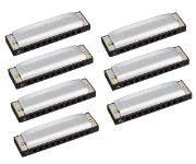 Hohner Blues Band 7 pcs. Harmonica Set (C,D,E,F,G,A,Bb - Engl./Germ.)
