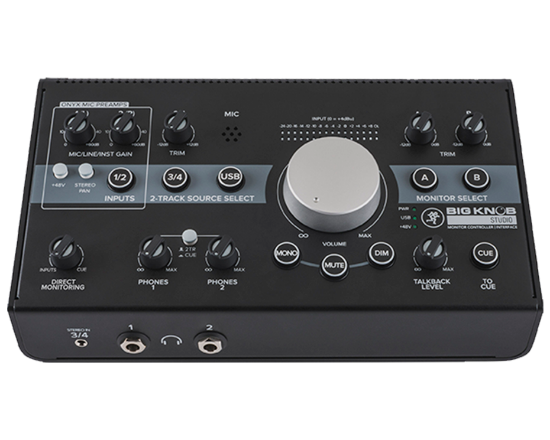 Mackie Big Knob Studio - 3x2 Studio Monitor Controller | 192kHz USB I/O