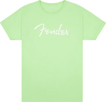 Fender Spaghetti Logo T-Shirt, Surf Green, L