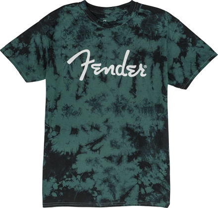 Fender Fender Tie-Dye Logo T-Shirt, Blue, XXL