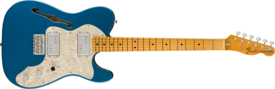 Fender American Vintage II 1972 Telecaster Thinline, Maple Fingerboard, Lake Placid Blue